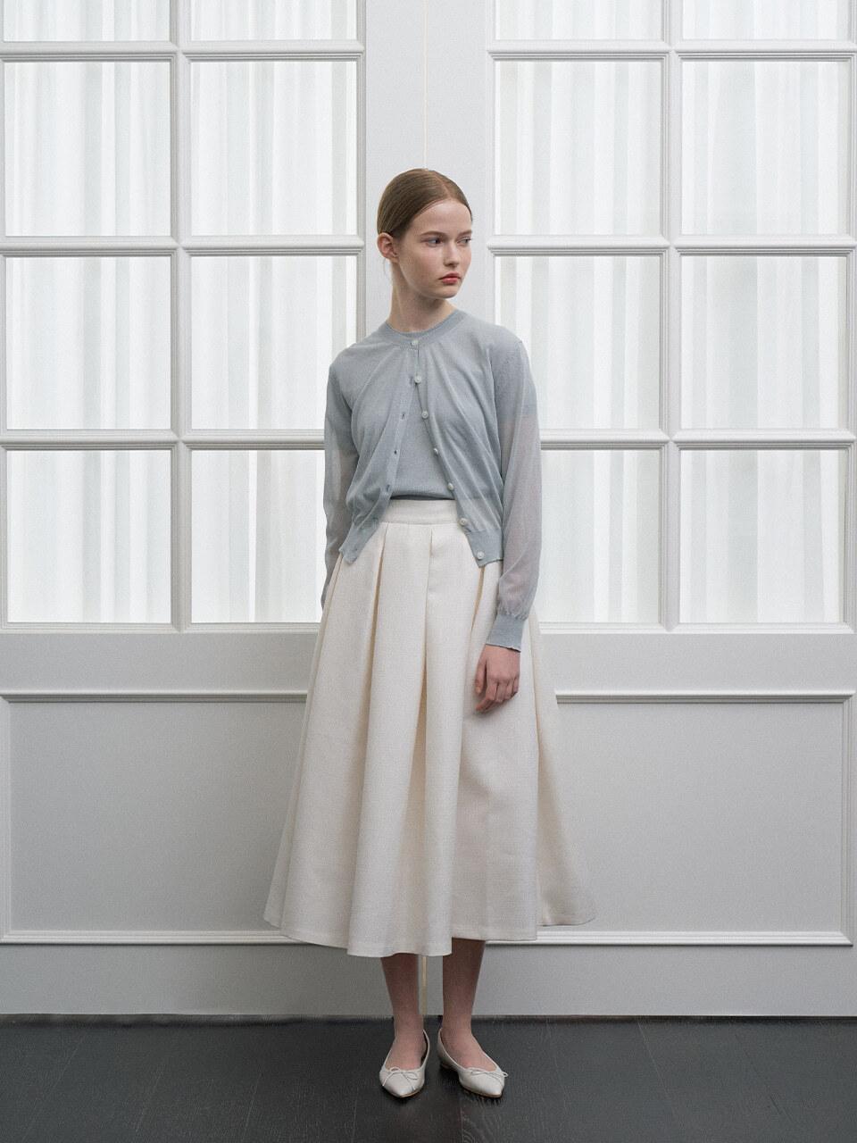 ANGELO BIANCO Rico Pleats Skirt