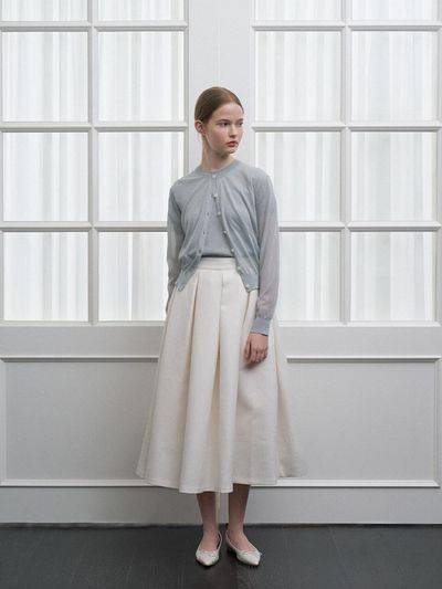ANGELO BIANCO Rico Pleats Skirt