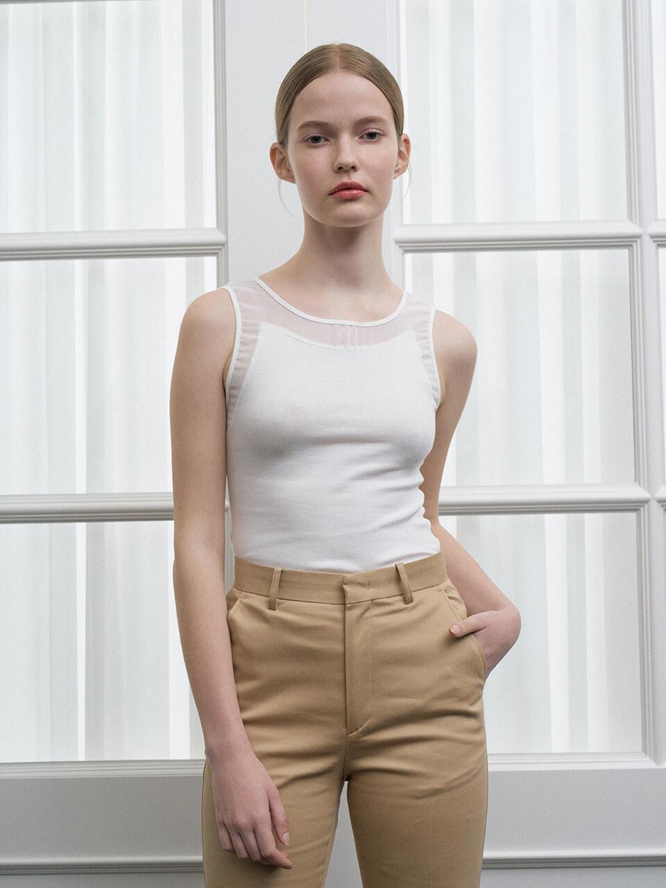 ANGELO BIANCO Selena Sleeveless Top