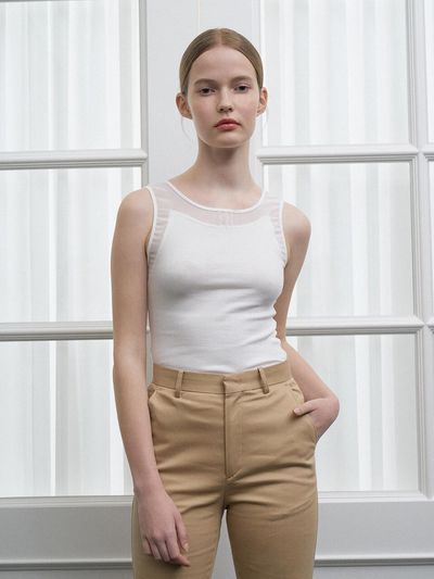 ANGELO BIANCO Selena Sleeveless Top