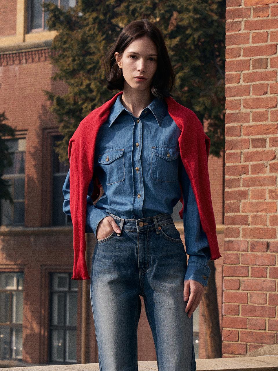 ANGELO BIANCO Yenki Denim Shirt