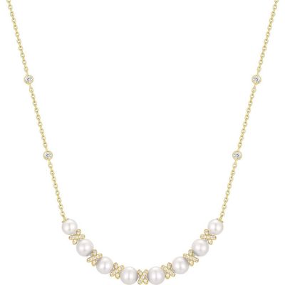 ANIA HAIE ANIA HAIE Faux Pearl Frontal Necklace
