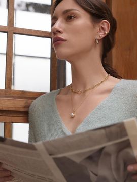 ANIA HAIE Freshwater Pearl Star 925 Silver Necklace