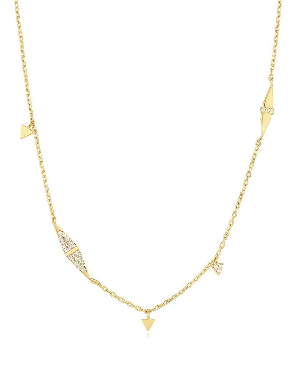 ANIA HAIE Geometric Sparkle 925 Silver Chain Necklace