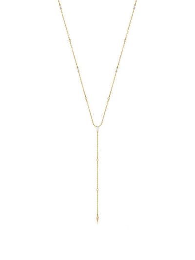 ANIA HAIE Sparkle Point 925 Silver Y Necklace