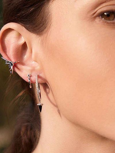 ANIA HAIE Sparkle Spite 925 Silver Earcuff / Ear Clip