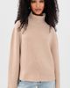 ANINE BING ANINE BING Alma Turtleneck Sweater Beige - 2