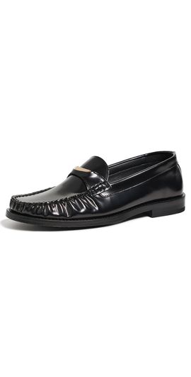 ANINE BING ANINE BING Amoc Leather Loafers Black