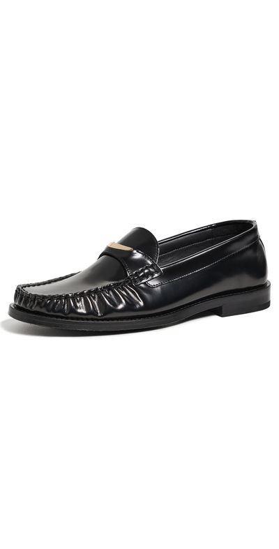 ANINE BING ANINE BING Amoc Leather Loafers Black