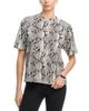 Anine Bing Anine Bing Avi Washed Python Tee - 1