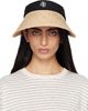 ANINE BING ANINE BING Beige & Black Venus Visor - 1