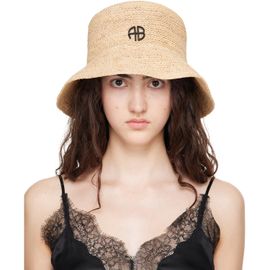 ANINE BING ANINE BING Beige Cabana Bucket Hat