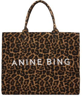ANINE BING ANINE BING Black & Tan Leo Tote