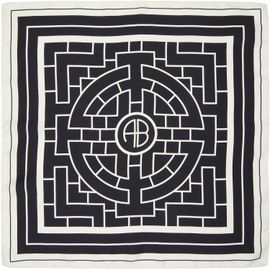 ANINE BING ANINE BING Black & White York AB Scarf