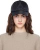 ANINE BING ANINE BING Black Jeremy 'AB' Baseball Cap - 1