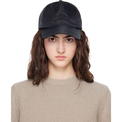 ANINE BING ANINE BING Black Jeremy 'AB' Baseball Cap