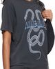 ANINE BING ANINE BING Black Lili Snake T-shirt - 2