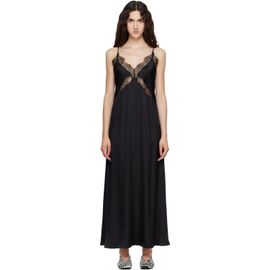 ANINE BING ANINE BING Black Magnolia Midi Dress