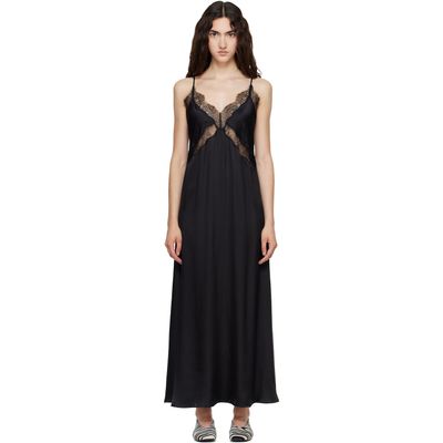 ANINE BING ANINE BING Black Magnolia Midi Dress