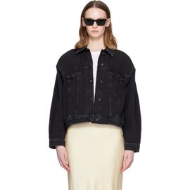 ANINE BING ANINE BING Black Quincy Denim Jacket