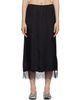 ANINE BING ANINE BING Black Shelby Midi Skirt - 1