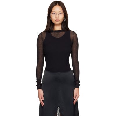 ANINE BING ANINE BING Black Tiana Sweater
