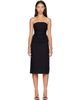 ANINE BING ANINE BING Black Tyla Midi Dress - 1