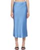 ANINE BING ANINE BING Blue Bar Silk Midi Skirt - 1