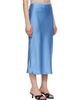 ANINE BING ANINE BING Blue Bar Silk Midi Skirt - 2