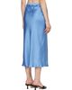 ANINE BING ANINE BING Blue Bar Silk Midi Skirt - 3