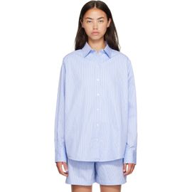 ANINE BING ANINE BING Blue Essie Shirt