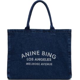 ANINE BING ANINE BING Blue Leo Denim Tote