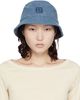 ANINE BING ANINE BING Blue Nicks Bucket Hat - 1
