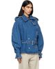 ANINE BING ANINE BING Blue Pascale Denim Trench Jacket - 2