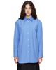 ANINE BING ANINE BING Blue Plaza Shirt - 1