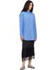 ANINE BING ANINE BING Blue Plaza Shirt - 4