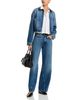 Anine Bing Anine Bing Brie High Rise Jeans in Washed Blue - 2