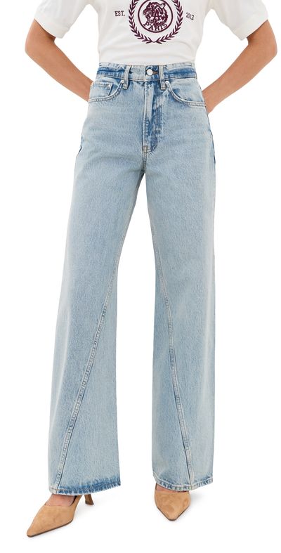 ANINE BING ANINE BING Brie Jeans Reservoir Blue