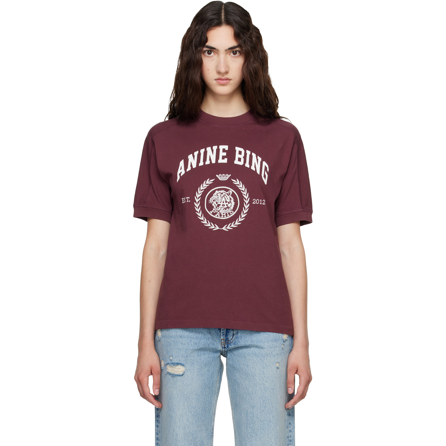 ANINE BING - Black Shelley T-shirt
