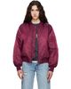 ANINE BING ANINE BING Burgundy Leon Bomber Jacket - 1