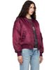 ANINE BING ANINE BING Burgundy Leon Bomber Jacket - 2