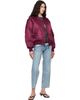 ANINE BING ANINE BING Burgundy Leon Bomber Jacket - 4