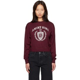 ANINE BING ANINE BING Burgundy Mia Sweater