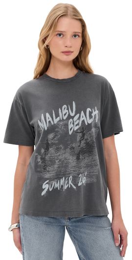 ANINE BING ANINE BING Cade Surfer Tee Washed Black