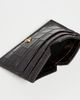 ANINE BING ANINE BING Calli Embossed Card Holder Dark Brown One - 5