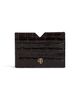 ANINE BING ANINE BING Calli Embossed Card Holder Dark Brown One - 6