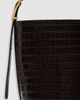 ANINE BING ANINE BING Elly Embossed Bucket Bag - 5