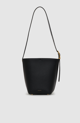 ANINE BING ANINE BING Elly Medium Grained Leather Bucket Bag