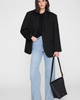 ANINE BING ANINE BING Elly Medium Grained Leather Bucket Bag - 2