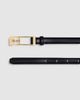 ANINE BING ANINE BING Elly Smooth Leather Belt - 5
